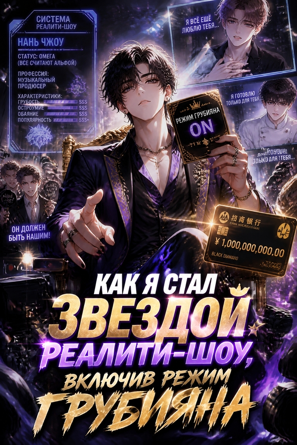 Как я стал звездой реалити-шоу, включив режим грубияна - обложка ранобэ читать онлайн