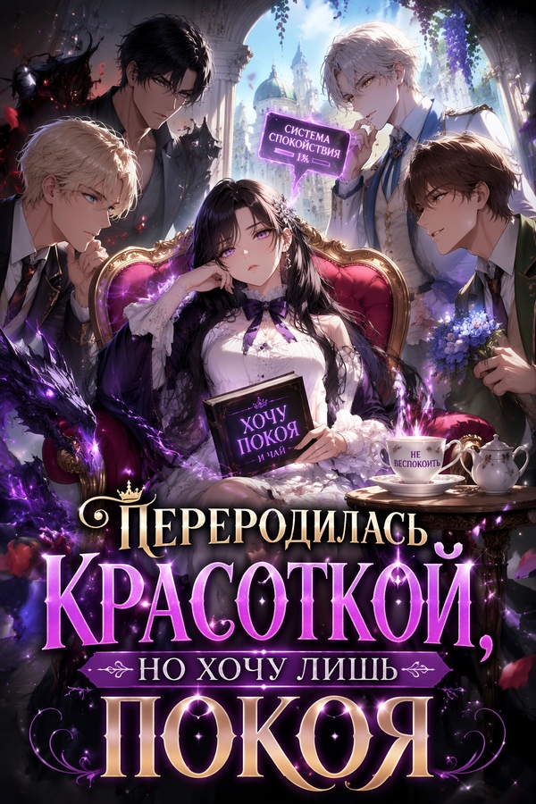 Переродилась красоткой, но хочу лишь покоя - обложка ранобэ читать онлайн